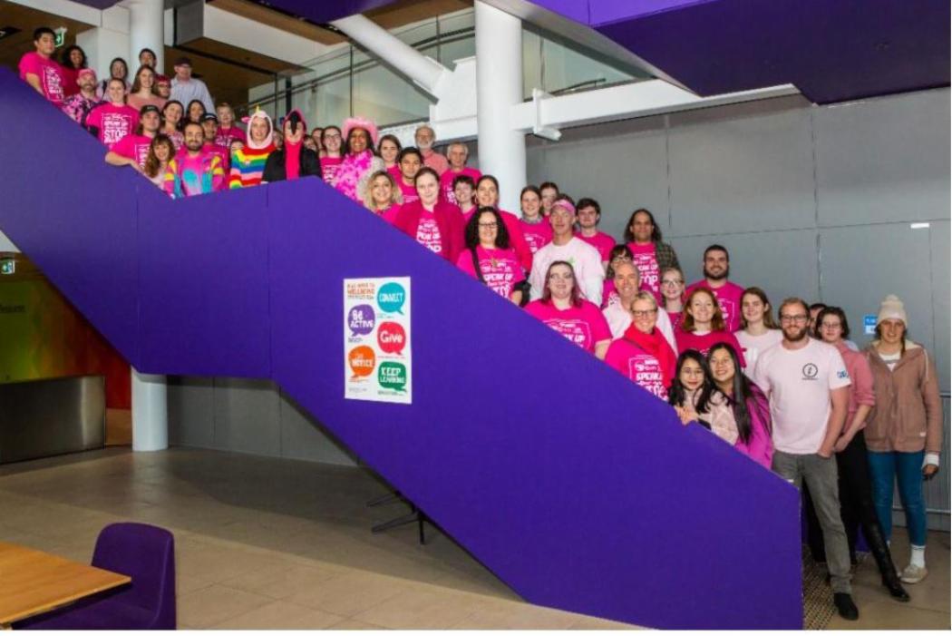 Pink Shirt in the College of Engineering