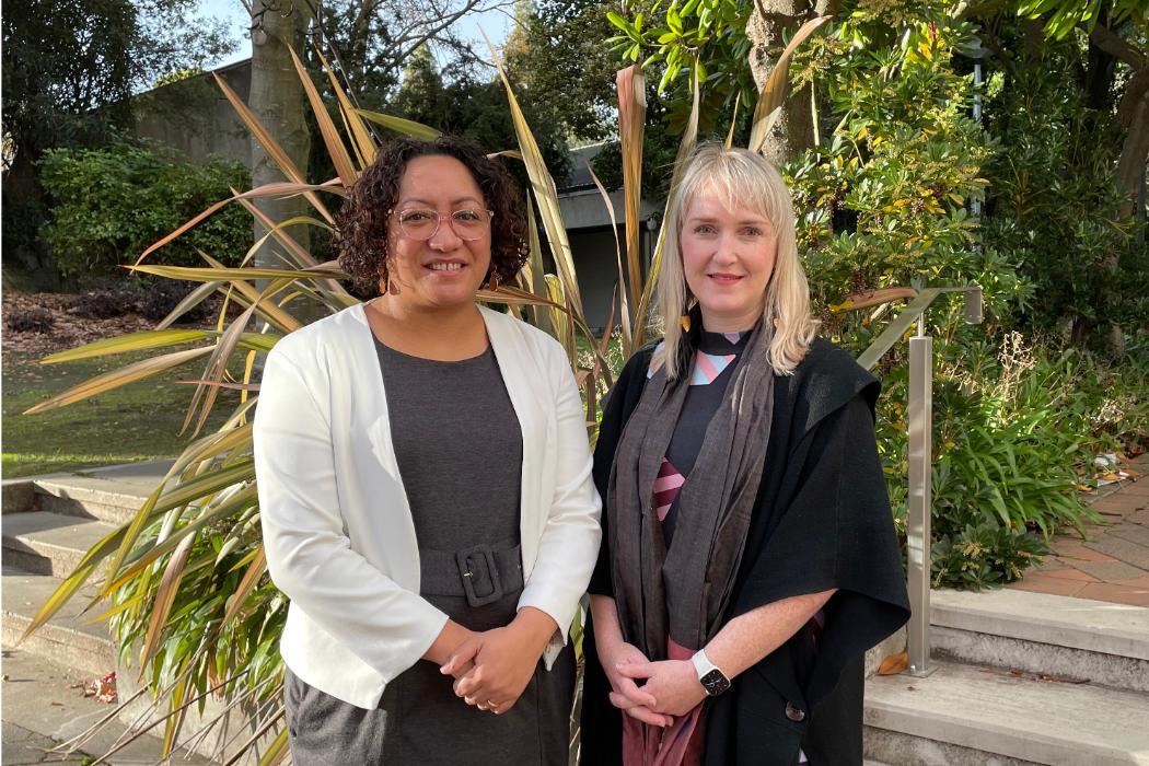 Adrienne Paul and Liz Macpherson