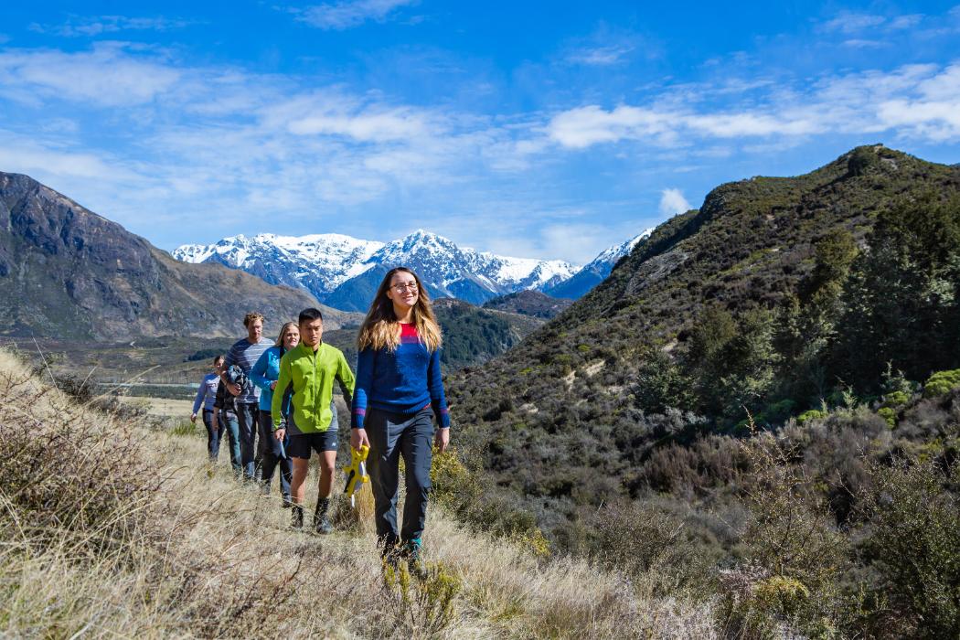 Students at Cass Field Station